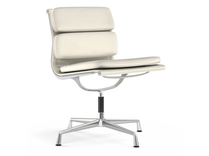 Soft Pad Chair EA 205 Poli|Cuir Premium F neige, Plano blanc