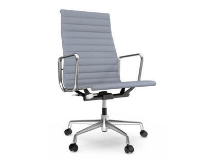 Aluminium Chair EA 119 Poli|Hopsak|Bleu foncé / ivoire