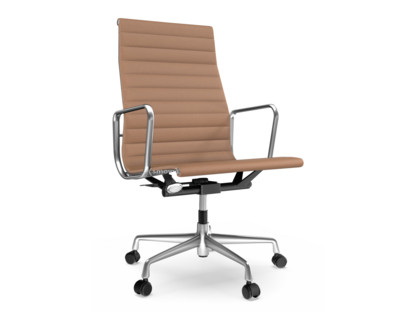 Aluminium Chair EA 119 Poli|Hopsak|Cognac / ivoire
