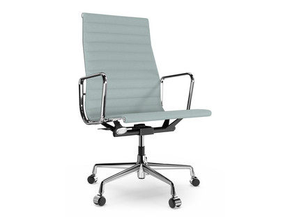Aluminium Chair EA 119 Chromé|Hopsak|Bleu glacier / ivoire
