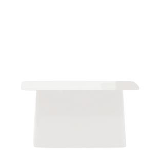 Metal Side Table Blanc|Grande (H 35,5 x l 70 x P 31,5 cm)