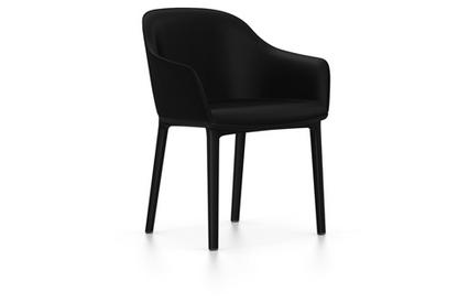 Softshell Chair avec piètement à 4 pieds Basic dark|Plano|Nero