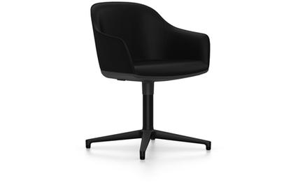 Softshell Chair avec piètement à 4 branches Basic dark fintion époxy (lisse)|Plano|Nero