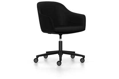 Softshell Chair avec piètement à 5 branches Basic dark fintion époxy (lisse)|Plano|Nero