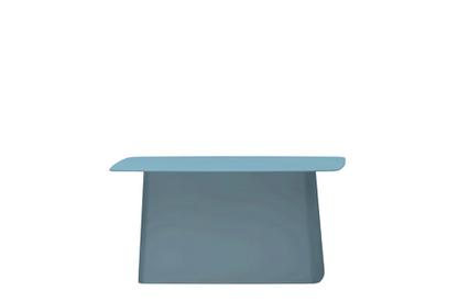 Metal Side Table Outdoor Grande (H 35,5 x l 70 x P 31,5 cm)|Gris bleuté