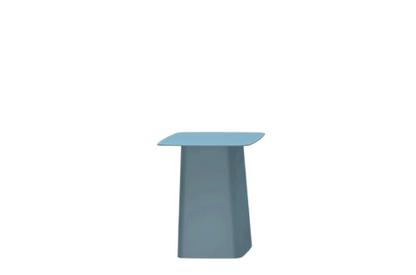 Metal Side Table Outdoor Petit (H 38 x l 31,5 x P 31,5 cm)|Gris bleuté
