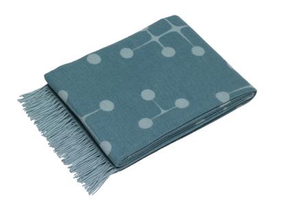 Couverture en laine Eames - Dot Pattern Bleu clair