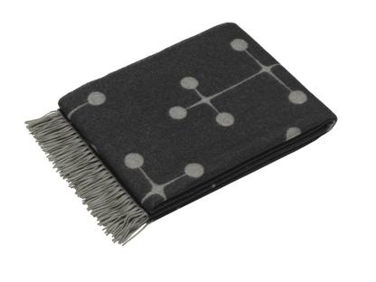 Couverture en laine Eames - Dot Pattern Noir