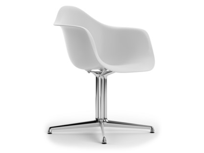 Eames Plastic Armchair RE DAL Coton blanc|Sans rembourrage|Sans rembourrage