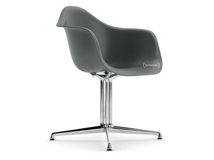 Eames Plastic Armchair RE DAL Gris granit|Sans rembourrage|Sans rembourrage