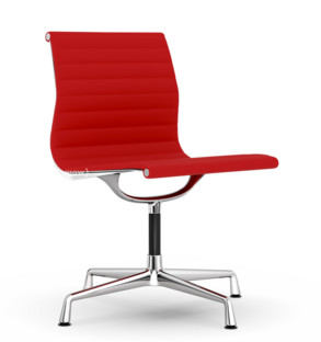 Aluminium Chair EA 101 Rouge / rouge coquelicot|Chromé