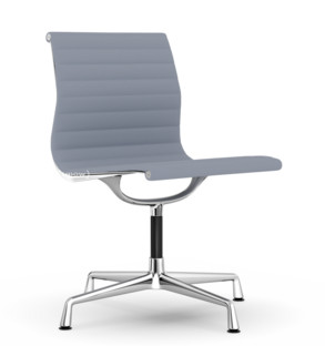 Aluminium Chair EA 101 Bleu foncé / ivoire|Chromé