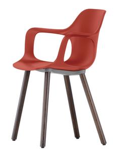 Chaise HAL Armchair Wood Brique|Chêne massif foncé avec vernis de protection