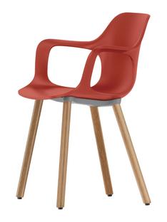 Chaise HAL Armchair Wood Brique|Chêne naturel massif avec vernis de protection