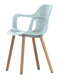 Chaise HAL Armchair Wood Gris bleuté|Chêne naturel massif avec vernis de protection