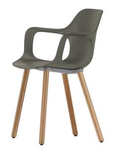 Chaise HAL Armchair Wood Basalte|Chêne naturel massif avec vernis de protection