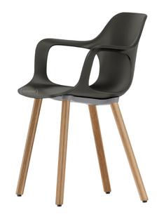 Chaise HAL Armchair Wood Noir profond|Chêne naturel massif avec vernis de protection