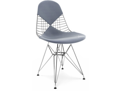 Coussin pour Wire Chair (DKR/DKX/DKW/LKR) Coussin pour assise et dossier (Bikini)|Hopsak|Bleu foncé / ivoire