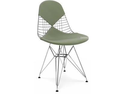 Coussin pour Wire Chair (DKR/DKX/DKW/LKR) Coussin pour assise et dossier (Bikini)|Hopsak|Ivoire / forêt