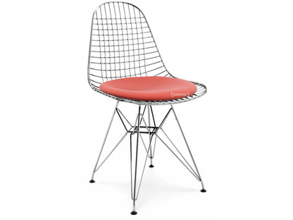 Coussin pour Wire Chair (DKR/DKX/DKW/LKR) Coussin d'assise|Hopsak|Rouge coquelicot / ivoire