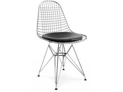 Coussin pour Wire Chair (DKR/DKX/DKW/LKR) Coussin d'assise|Cuir (Standard)|Nero