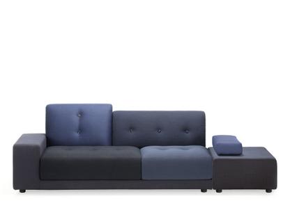 Polder Sofa Accotoir à gauche|Combinaison de tissus night blue