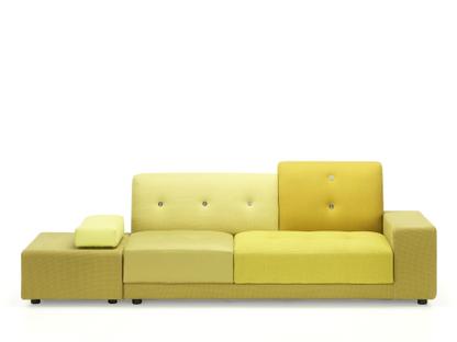 Polder Sofa Accotoir à droite|Combinaison de tissus golden yellow