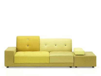 Polder Sofa Accotoir à gauche|Combinaison de tissus golden yellow