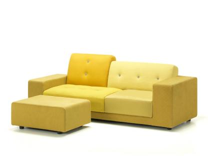 Polder Compact Avec repose-pieds|Accotoir à droite|Combinaison de tissus golden yellow