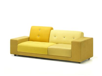 Polder Compact Sans repose-pieds|Accotoir à droite|Combinaison de tissus golden yellow