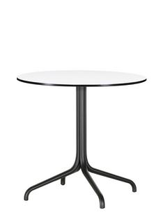 Belleville Table Outdoor Ø 79,6 cm|Matériau aggloméré blanc