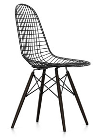 Wire Chair DKW Érable noir