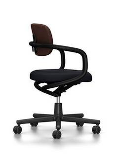 Siège de bureau pivotant Allstar Noir profond  |Hopsak|Marron/marron marais