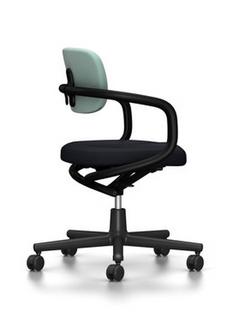 Siège de bureau pivotant Allstar Noir profond  |Hopsak|Menthe/ivoire