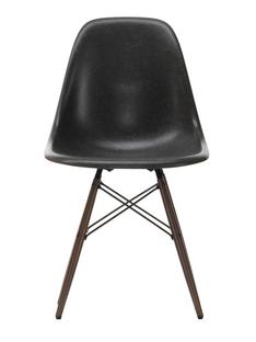 Eames Fiberglass Chair DSW Eames elephant hide grey|Érable foncé