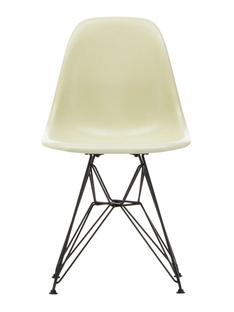 Eames Fiberglass Chair DSR Eames parchment|Finition époxy basic dark lisse