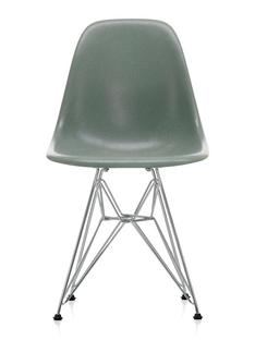 Eames Fiberglass Chair DSR Eames sea foam green|Poli chromé