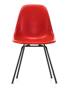Eames Fiberglass Chair DSX Eames classic red|Finition époxy basic dark lisse