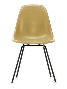Eames Fiberglass Chair DSX Eames ochre light|Finition époxy basic dark lisse