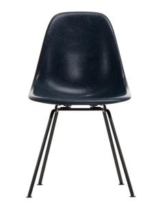 Eames Fiberglass Chair DSX Eames navy blue|Finition époxy basic dark lisse