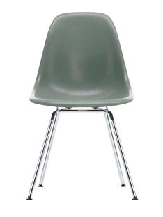 Eames Fiberglass Chair DSX Eames sea foam green|Poli chromé