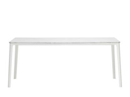 Plate Dining Table 180 x 90 cm|Marbre Carrara|Blanc