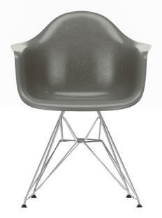 Eames Fiberglass Armchair DAR Eames raw umber|Chromé