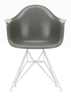 Eames Fiberglass Armchair DAR Eames raw umber|Blanc