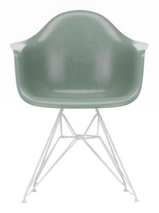 Eames Fiberglass Armchair DAR Eames sea foam green|Blanc