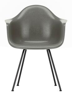 Eames Fiberglass Armchair DAX Eames raw umber|Noir basic