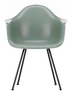 Eames Fiberglass Armchair DAX Eames sea foam green|Noir basic