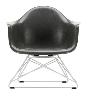 Eames Fiberglass Armchair LAR Eames elephant hide grey|Blanc