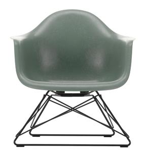 Eames Fiberglass Armchair LAR Eames sea foam green|Noir basic