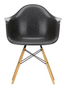 Eames Fiberglass Armchair DAW Eames elephant hide grey|Érable nuance de jaune